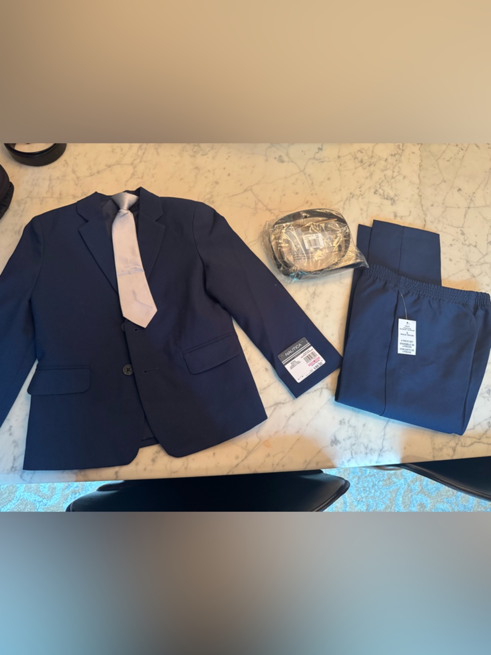 Nautica Brilliant Blue 4-Piece Suit Set
